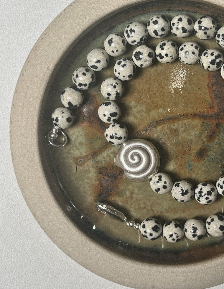 Sylra - Dalmatian Jasper Necklace