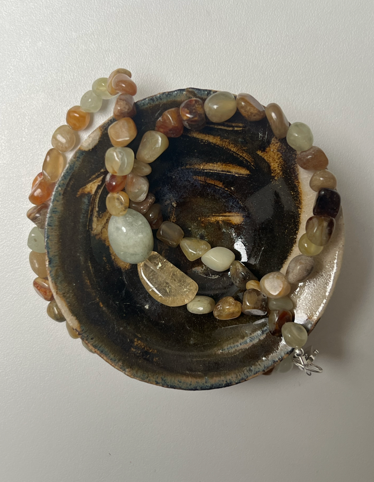 Isalen II - Jade & Beryl Necklace