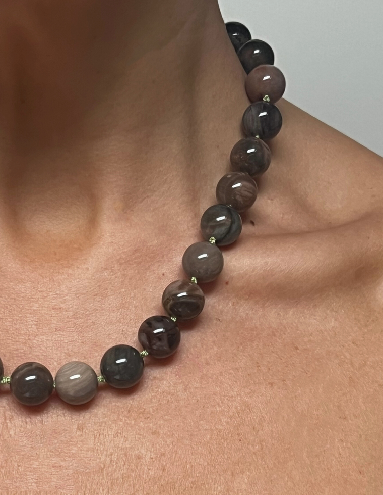 Tharien - Petrified Wood Heirloom Necklace