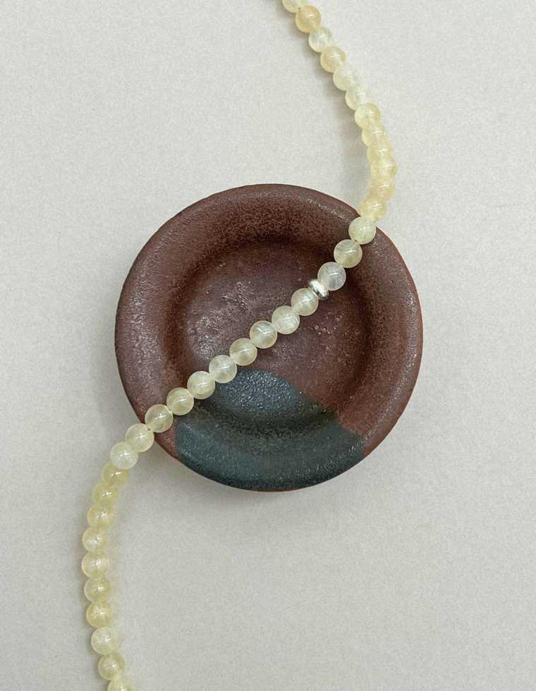 Still 4: silk jade necklace, hand-strung by Palm of Feronia, photo 2