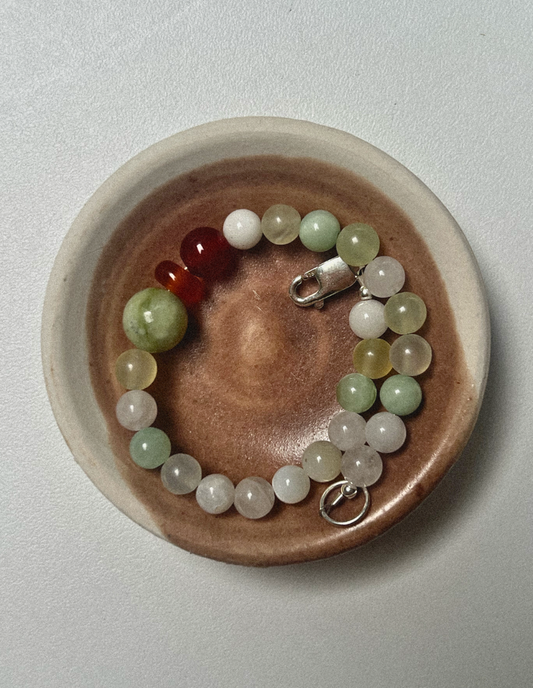 Erianthe - Aventurine & Bowenite Bracelet