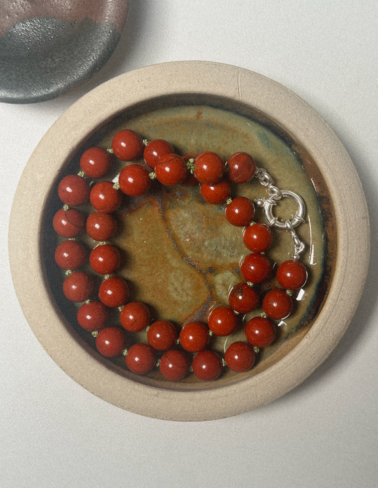Solmarin – Red Jasper Heirloom Necklace
