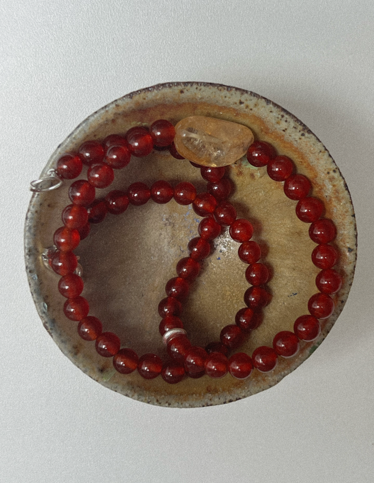 Thalven - Carnelian & Citrine Necklace