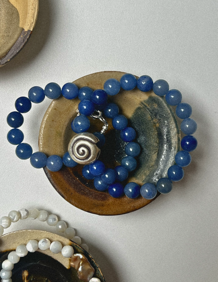 Isolaine - Blue Aventurine Necklace