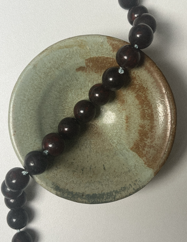 Evadne - Bloodstone Heirloom Necklace