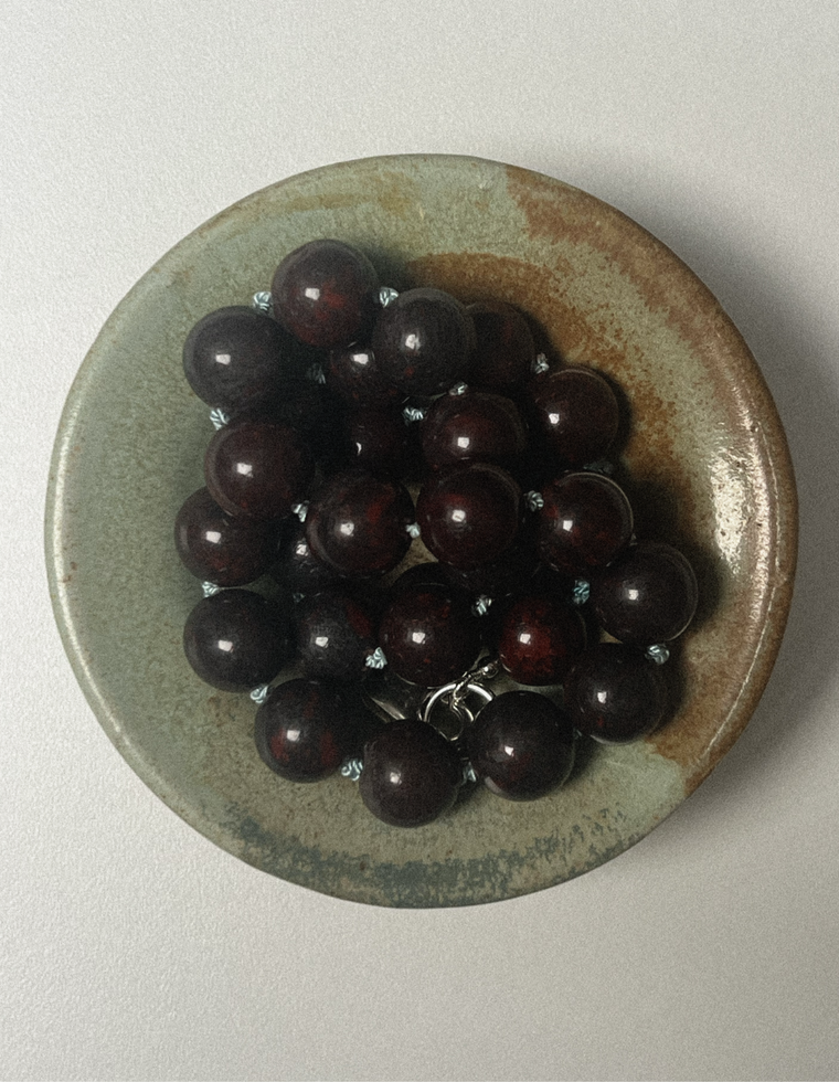 Evadne - Bloodstone Heirloom Necklace