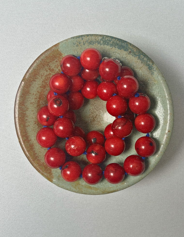 Cynestra - Coral Heirloom Necklace