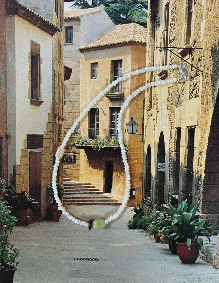 Cirelle - Mother of Pearl & Yellow Aventurine Necklace