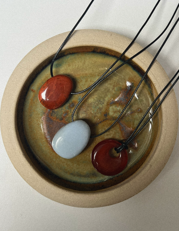 Roya II - Carnelian Circa Pendant
