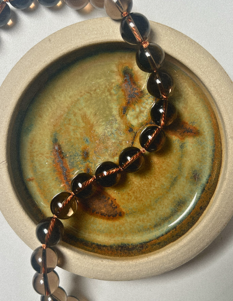 Nyressa - Smoky Quartz Heirloom Necklace