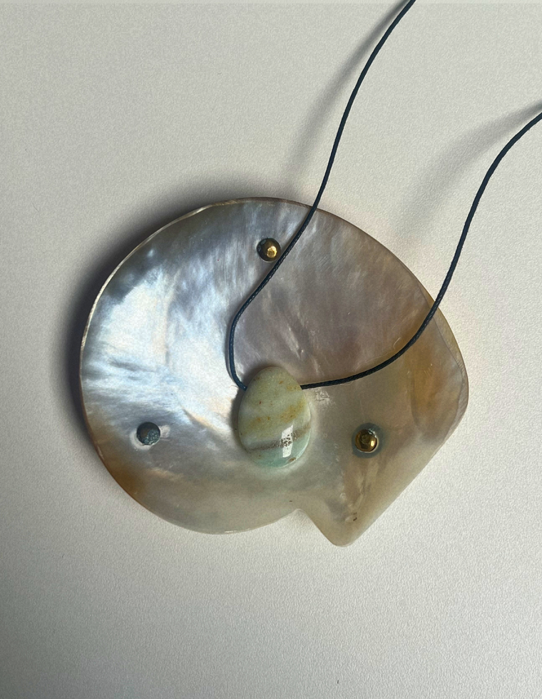 Amazonite Forma Pendant