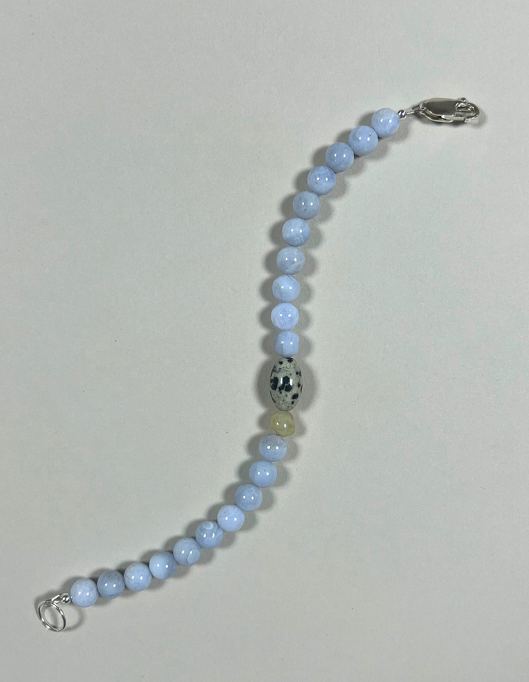 Aurevia - Angelite & Jasper Bracelet