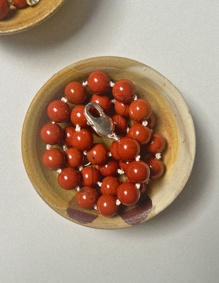 Mirelin - Red Jasper Heirloom Necklace