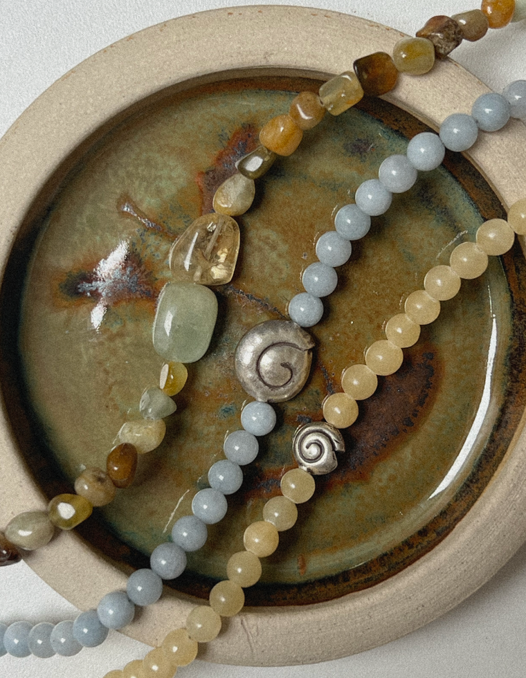 Isalen - Jade & Beryl Necklace