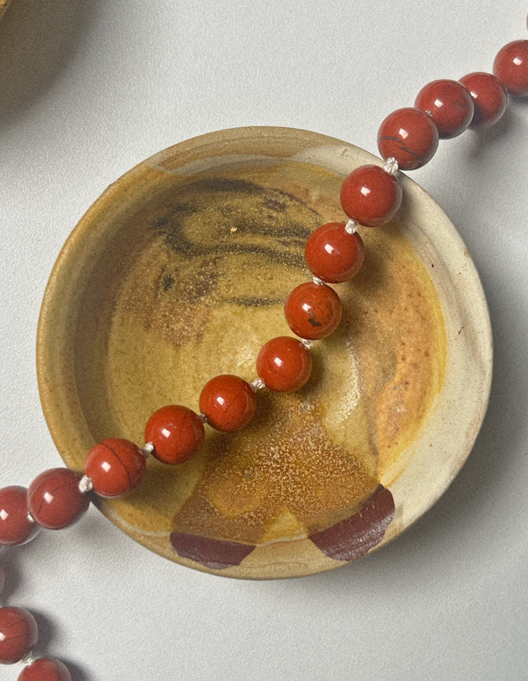 Mirelin - Red Jasper Heirloom Necklace