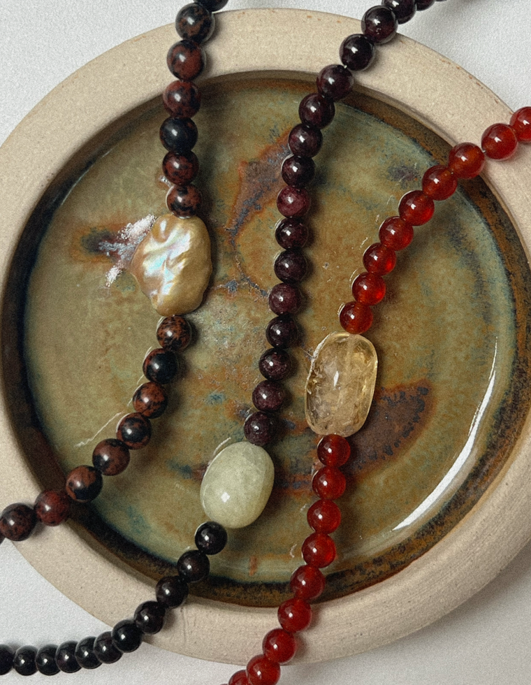 Maroen - Mahogany Obsidian Necklace