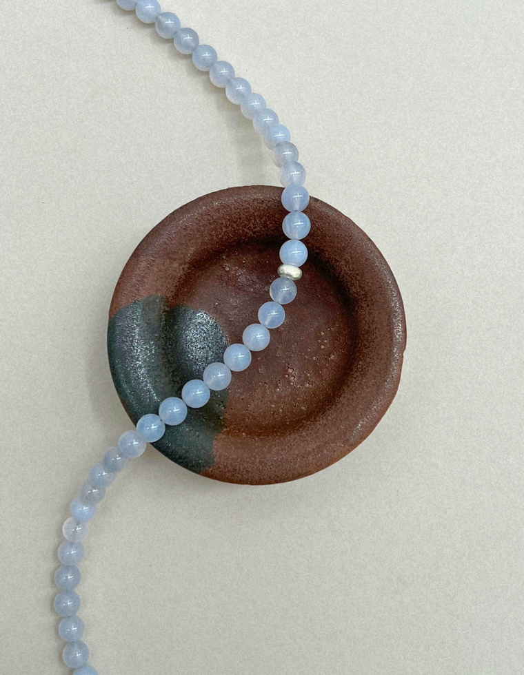 Still 8 – Blue Chalcedony Necklace