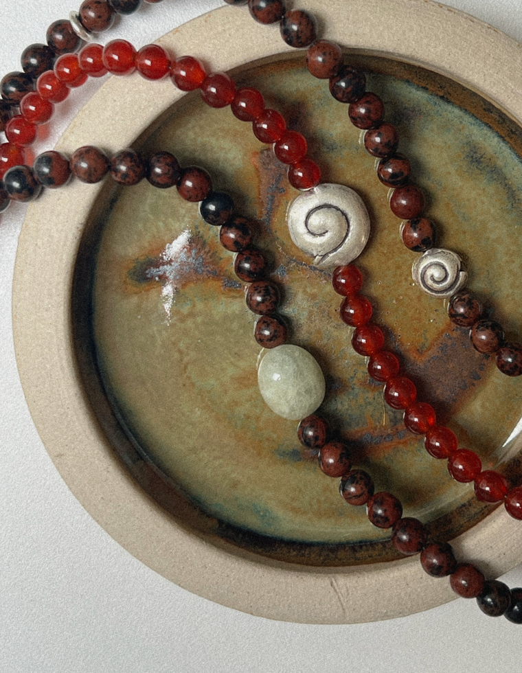 Orvynn - Mahogany Obsidian Necklace