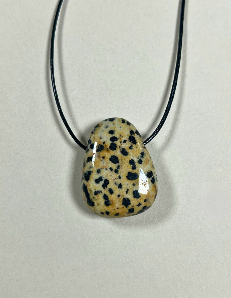 Caelyth IV - Dalmatian Jasper Forma Pendant