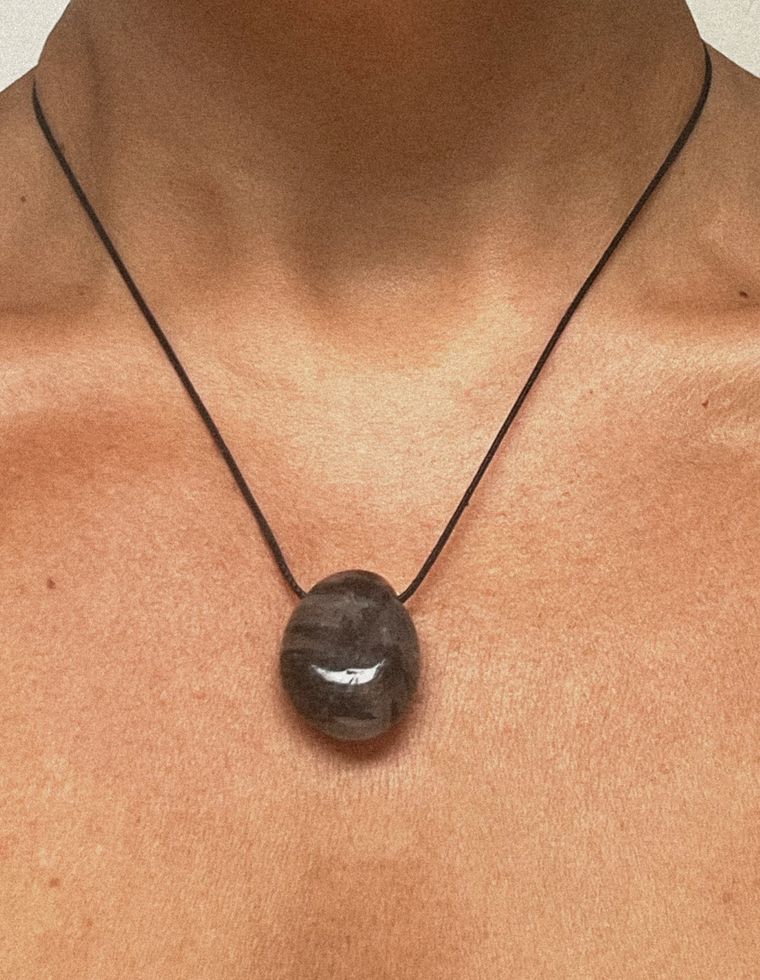 Mirethos - Tourmalated Quartz Forma Pendant