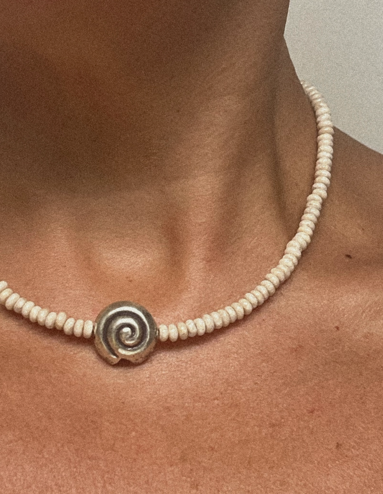 Correnza II - Riverstone Spiral Necklace