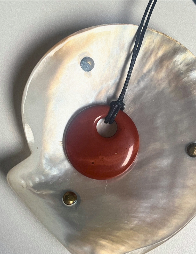 Red Jasper Circa Pendant by Palm of Feronia, photo 2