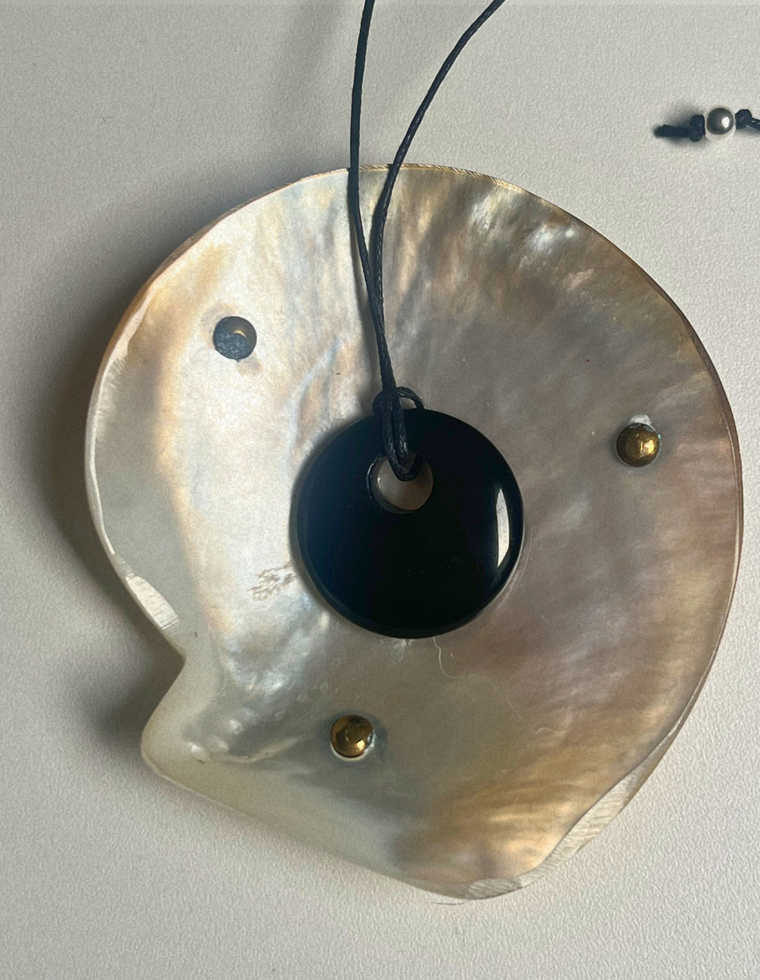 Obsidian Circa Pendant
