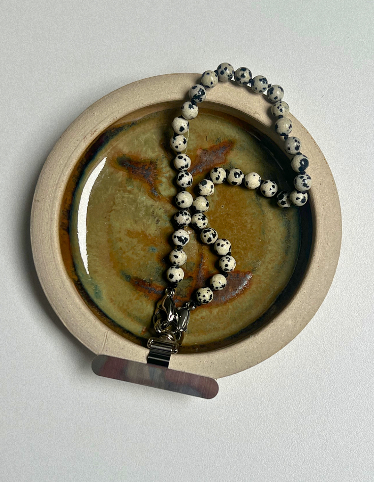 Tether - Dalmatian Jasper Phone & Bag Charm