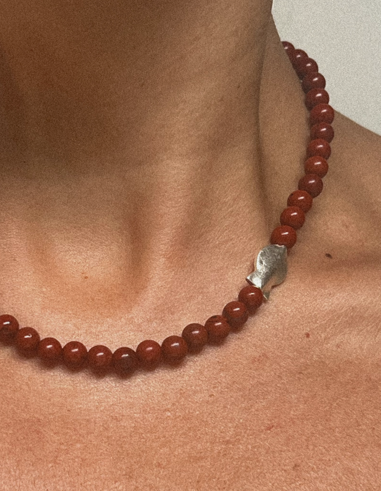 Maelin - Red Jasper & Citrine Necklace