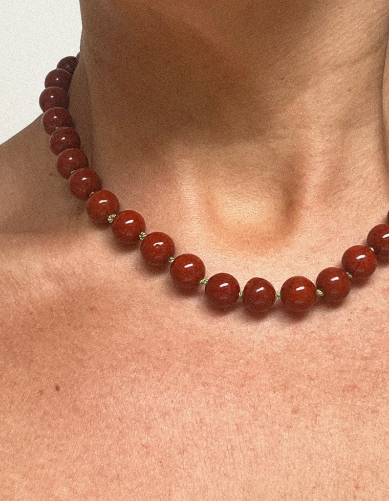 Solmarin – Red Jasper Heirloom Necklace