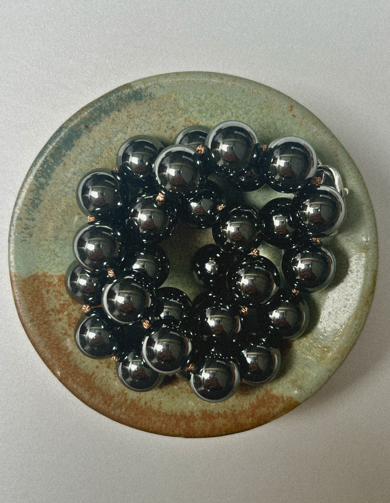 Lorythia - Hematite Heirloom Necklace