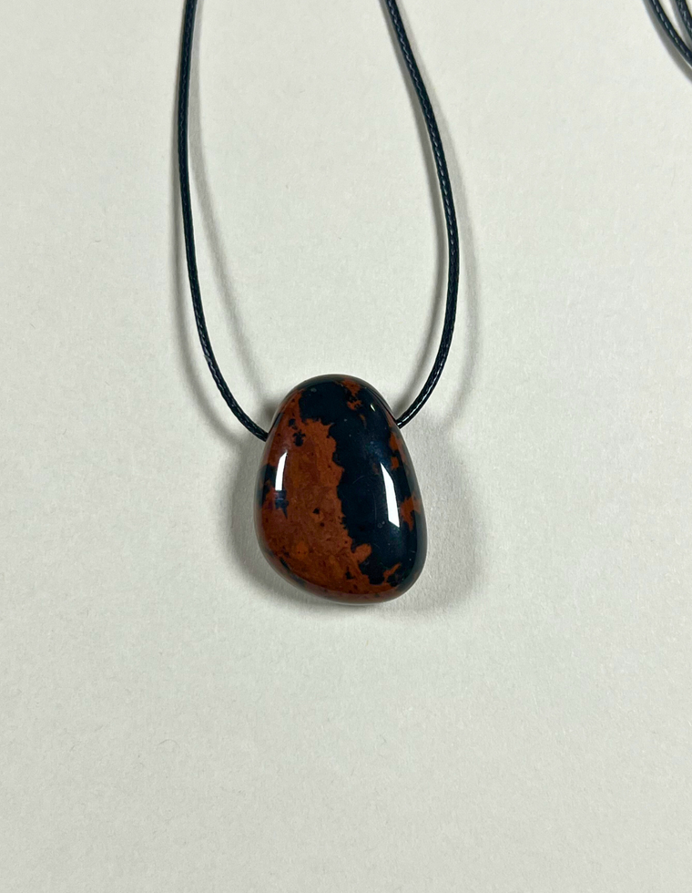 Calenthe IV - Mahogany Obsidian Forma Pendant