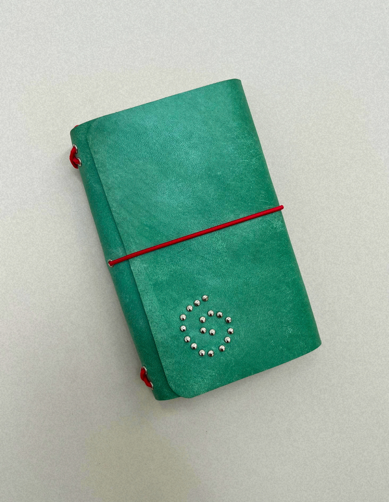 The Spiral Field Journal – Patina Blue