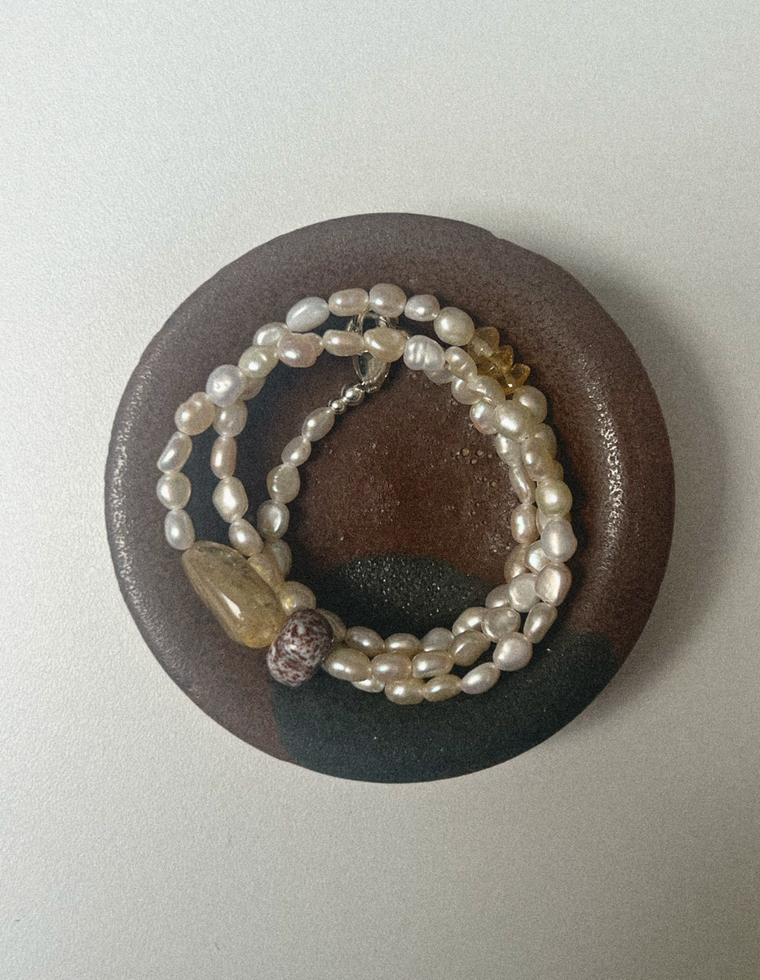Fenrynn - Pearl & Citrine Necklace