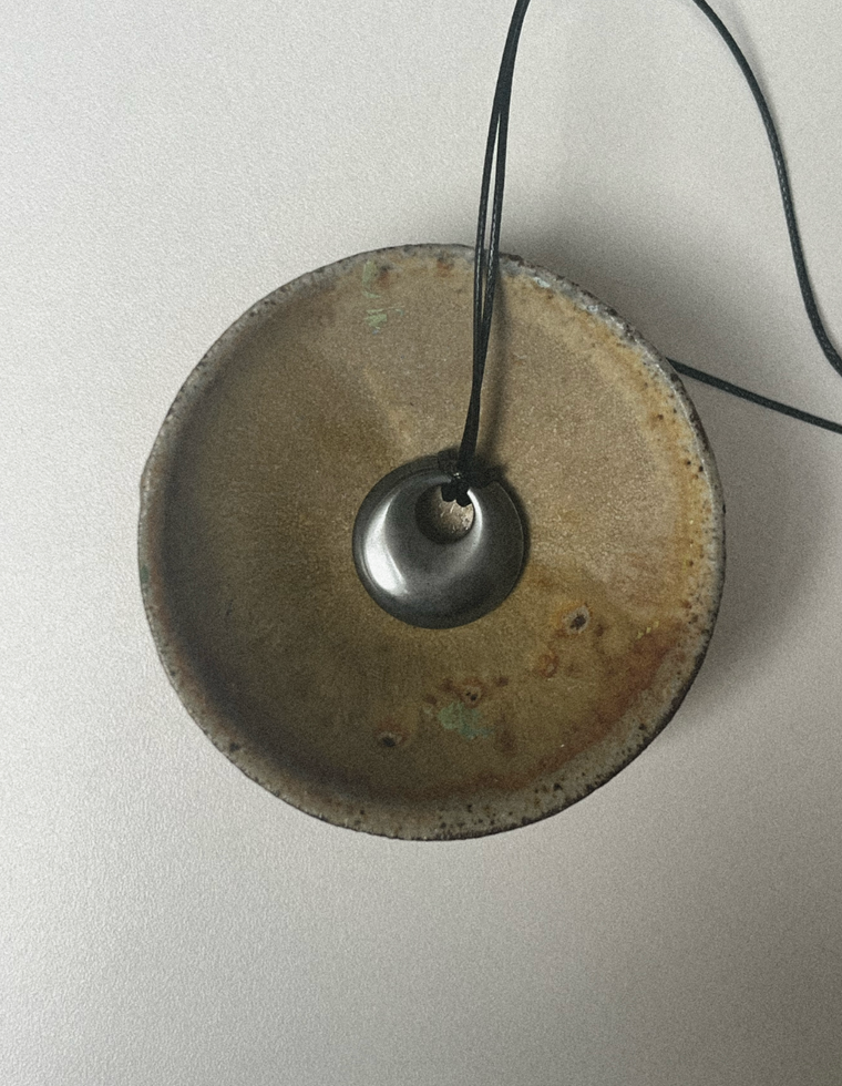 Thane - Hematite Circa Pendant