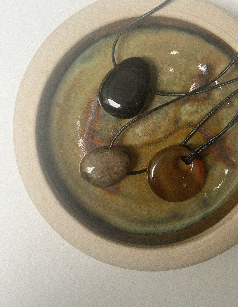 Salva - Chiastolite Forma Pendant