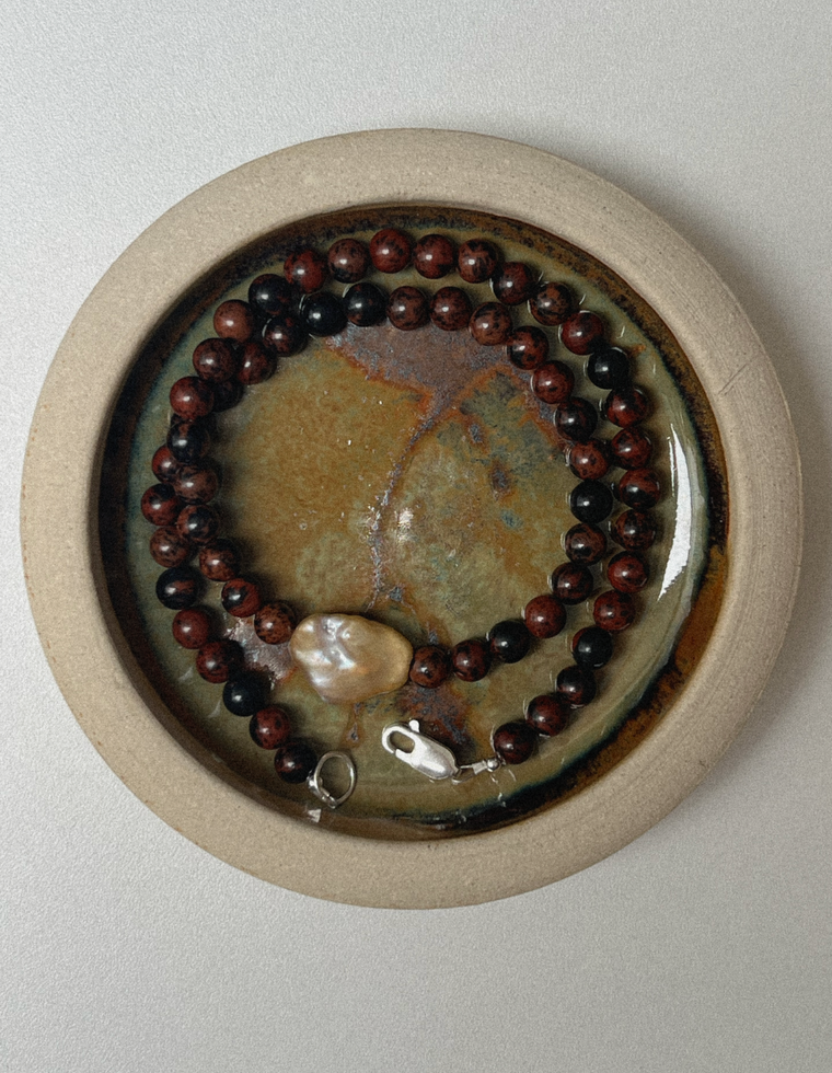 Maroen - Mahogany Obsidian Necklace