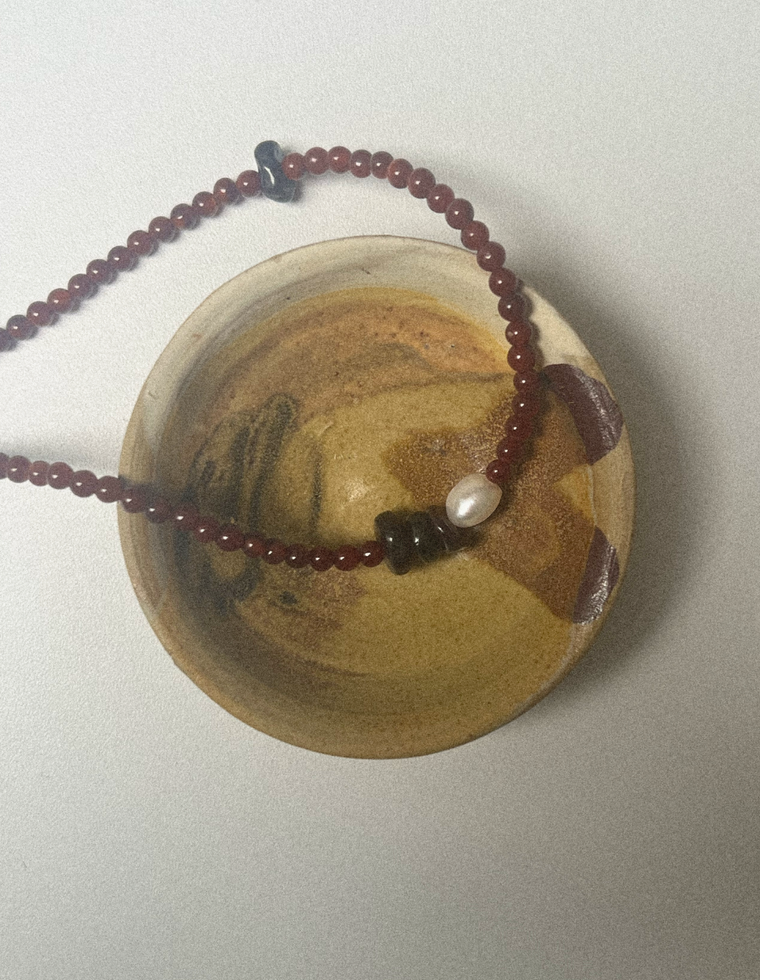 Myrralis - Carnelian & Garnet Necklace