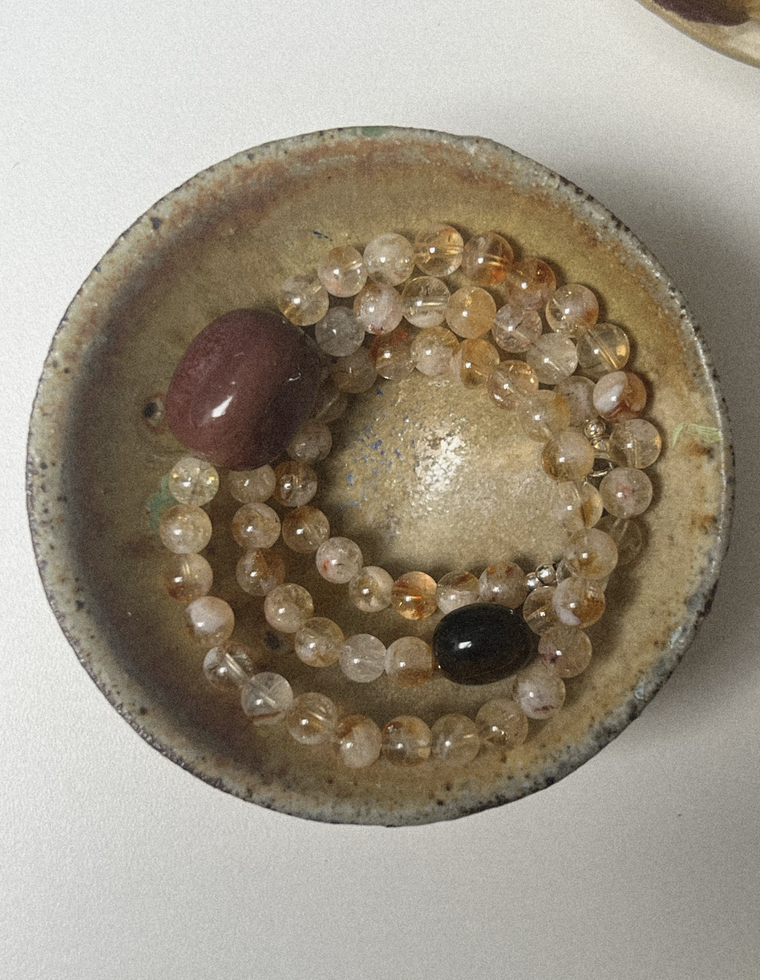 Virelyn II - Quartz & Mookaite Necklace