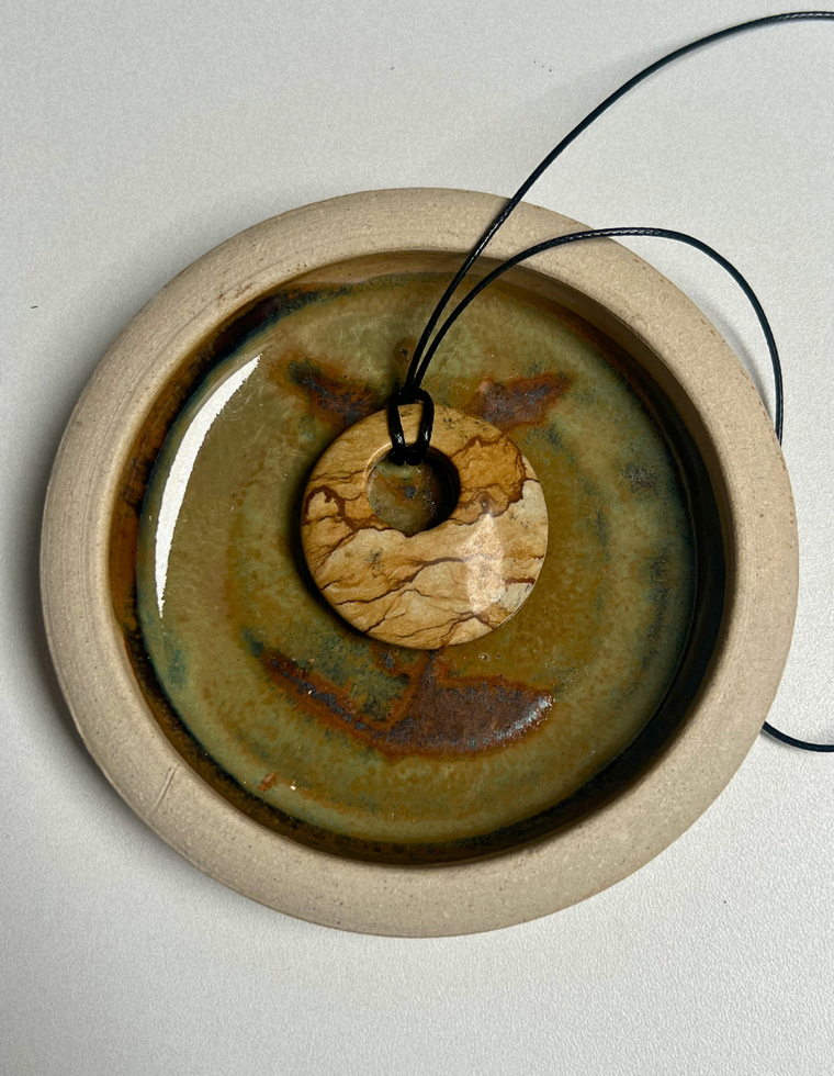 Picture Jasper Circa Pendant – Large