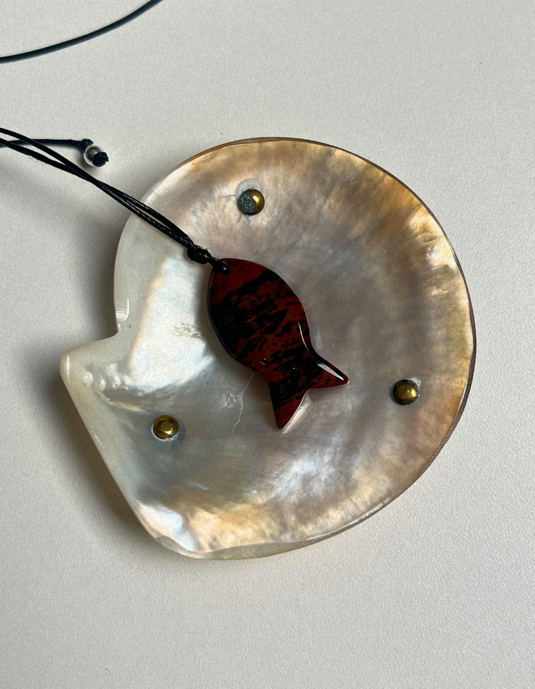 Big Fish Talisman - Mahogany Obsidian
