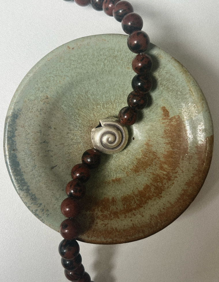 Roweth - Mahogany Obsidian Necklace