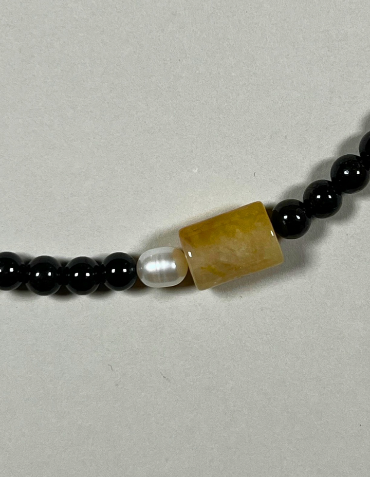 Virella - Garnet and Ocean Jasper Necklace