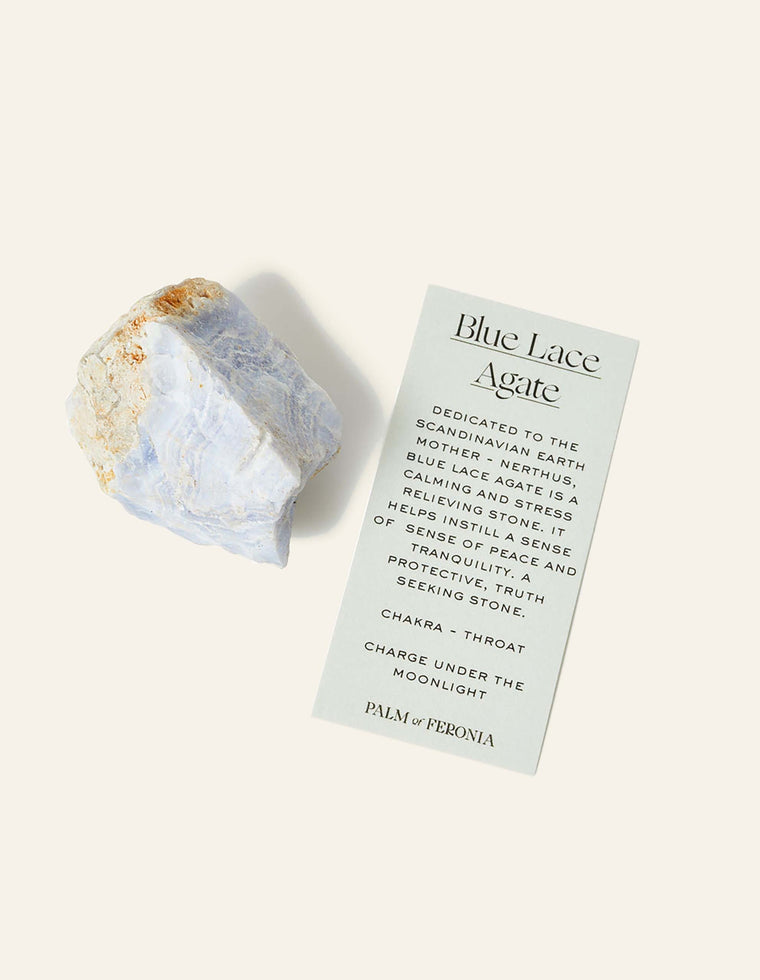 Raw Blue Lace Agate