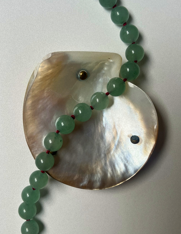 Strata 15 - Aventurine Heirloom Necklace