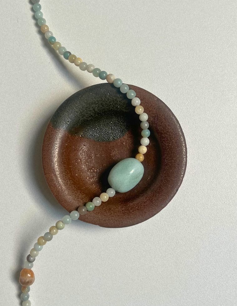 Commonplace 24 – Flower Amazonite Necklace