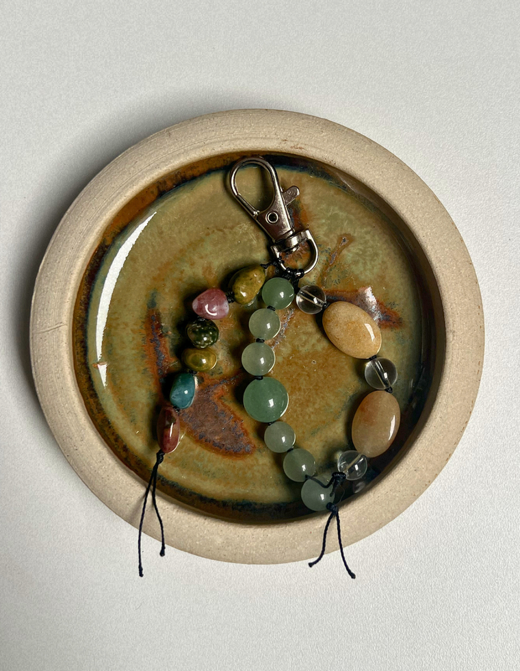 Stoned Charm – Ocean Jasper & Aventurine