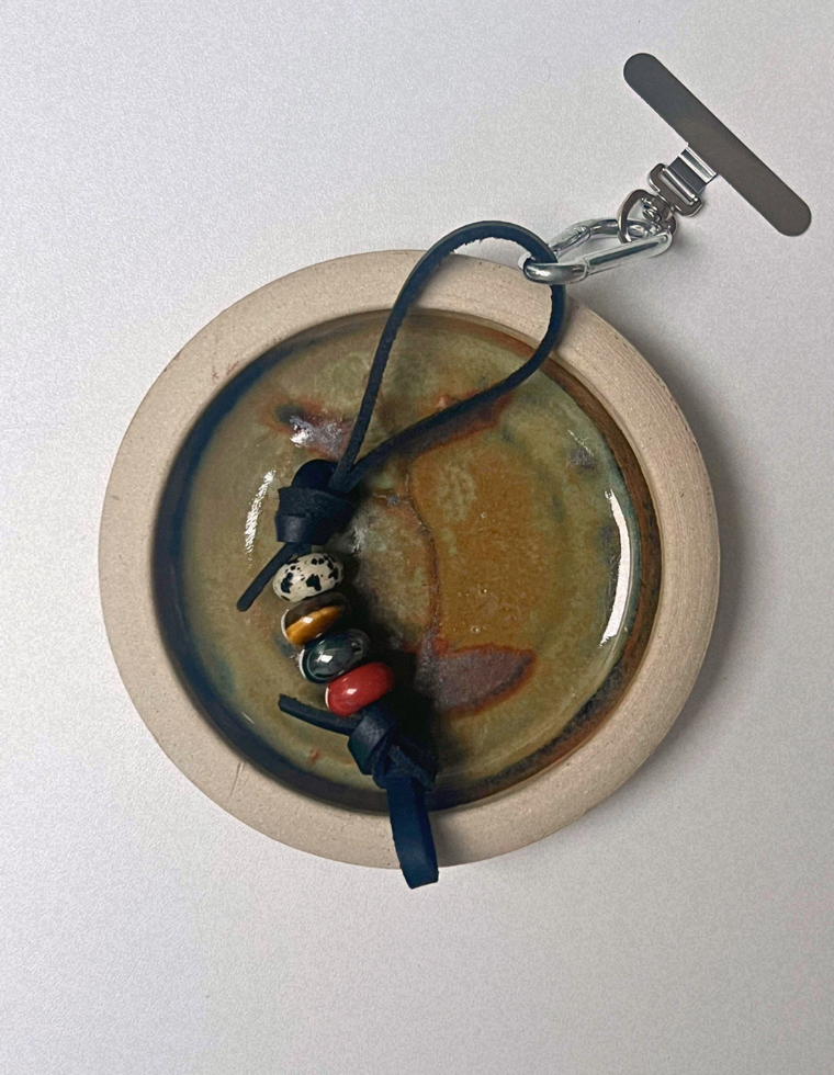 Nodo Phone Charm - Black