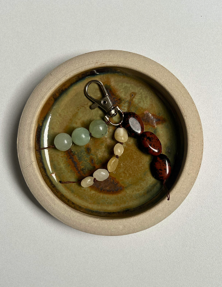Stoned Charm - Bowenite & Mahogany Obsidian