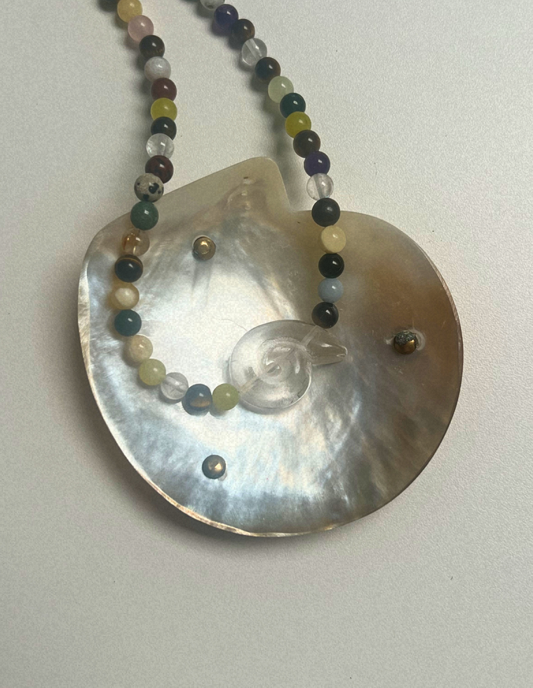 Trove 36 - Found Mix Whorl Necklace